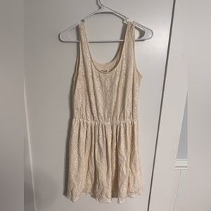 Off white lace dress large
